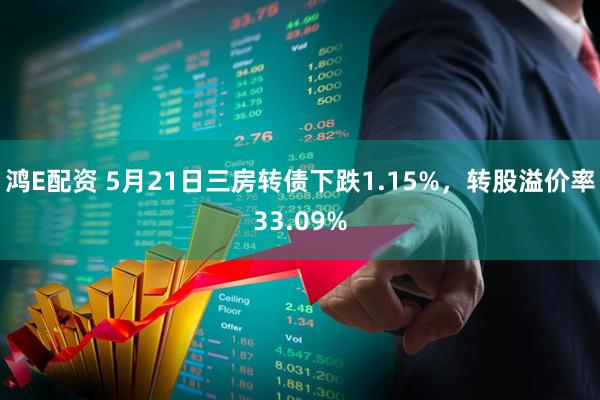 鸿E配资 5月21日三房转债下跌1.15%，转股溢价率33.09%
